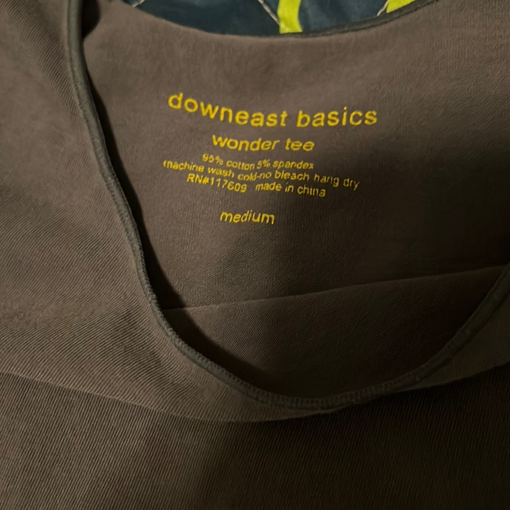 Downeast Basics scoop neck tank stretchy